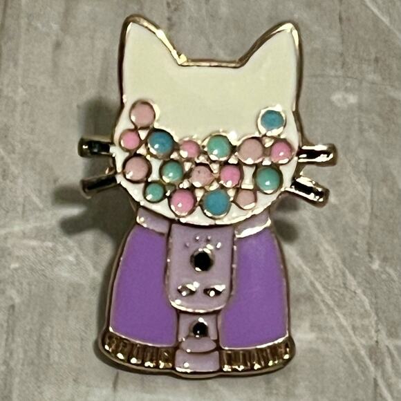 Set of 4 cat brooches/pins - Picture 3 of 5